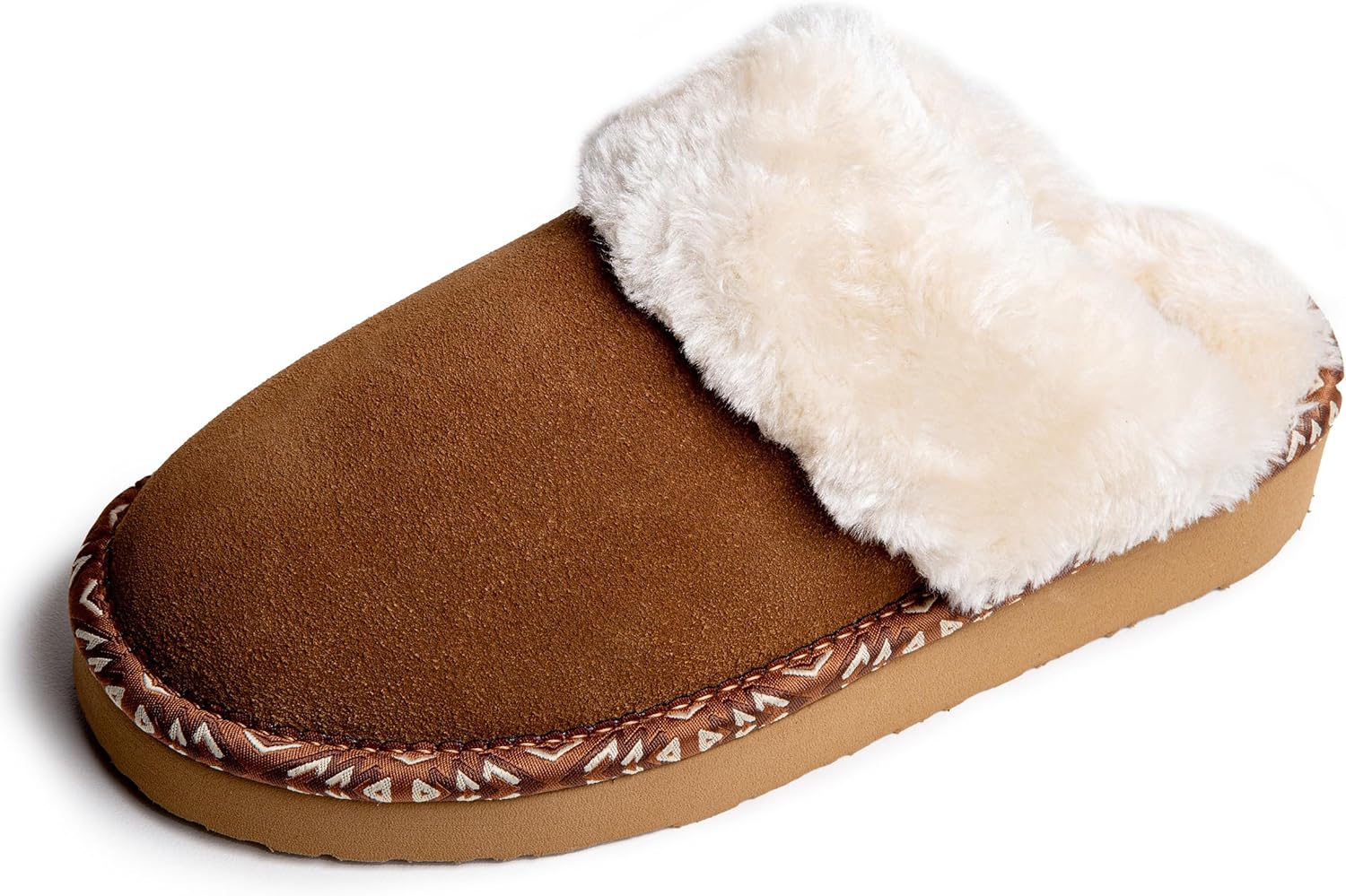 Minnetonka Women's Cerise – Cozy Bedroom Slippers with Hard Sole Design, and Slip-On Clog Silhouette