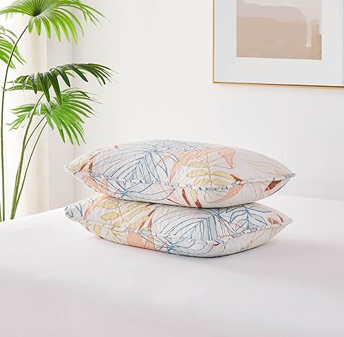 Vista 158 de Fundas Southshore Fine Linens Vilano Springs, para almohada, acolchadas, Microfibra, Pizarra, 20" x 36" 01 - Blanco brillante