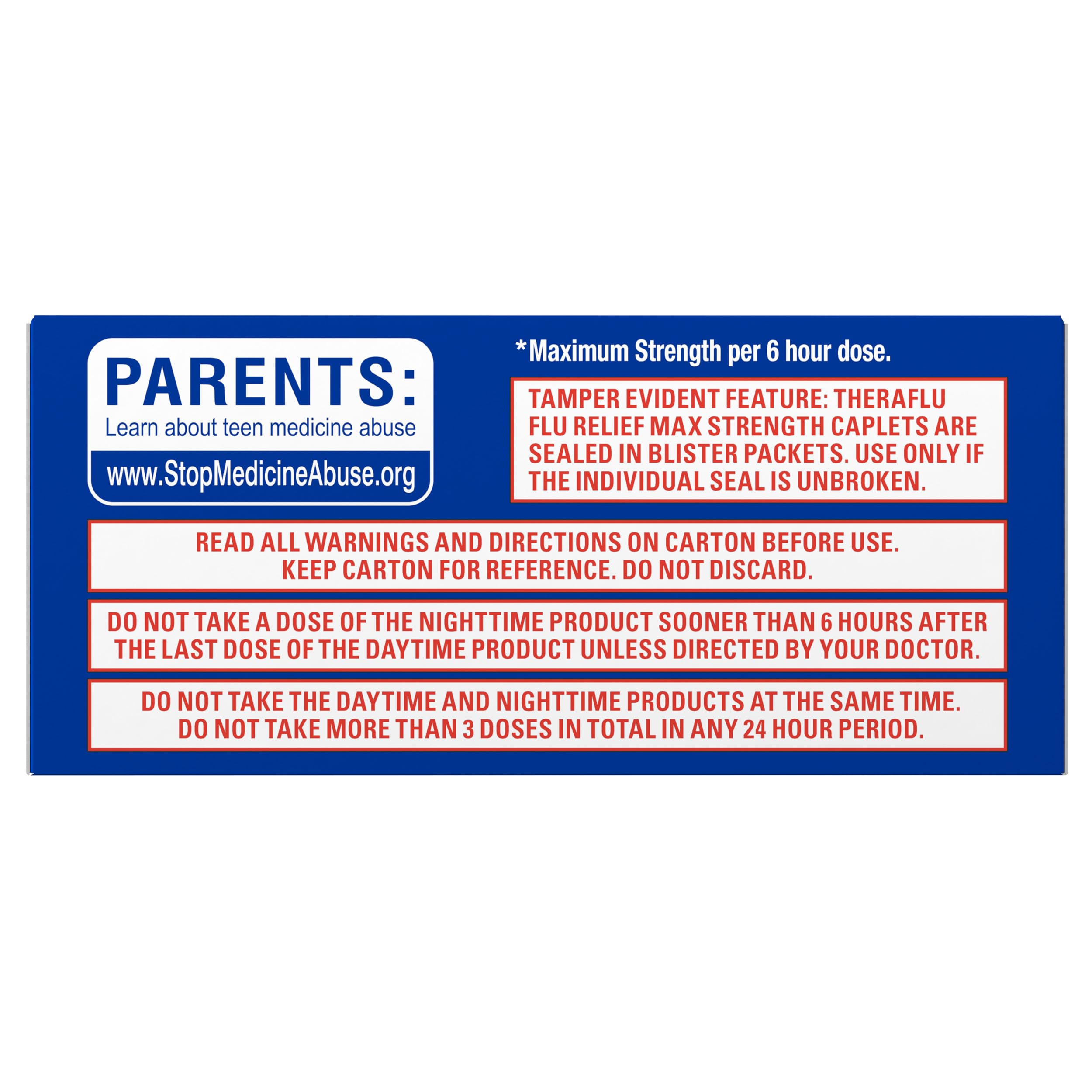 Theraflu Day and Night Pack, Severe Cold Relief, 40 Caplets — Amazon image 10