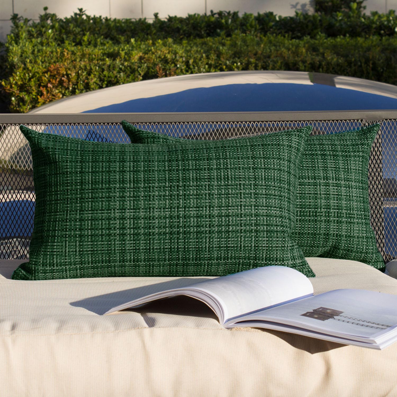 Photo 1 of Kevin Textile Outdoor Waterproof Pillow Covers 2 Pack