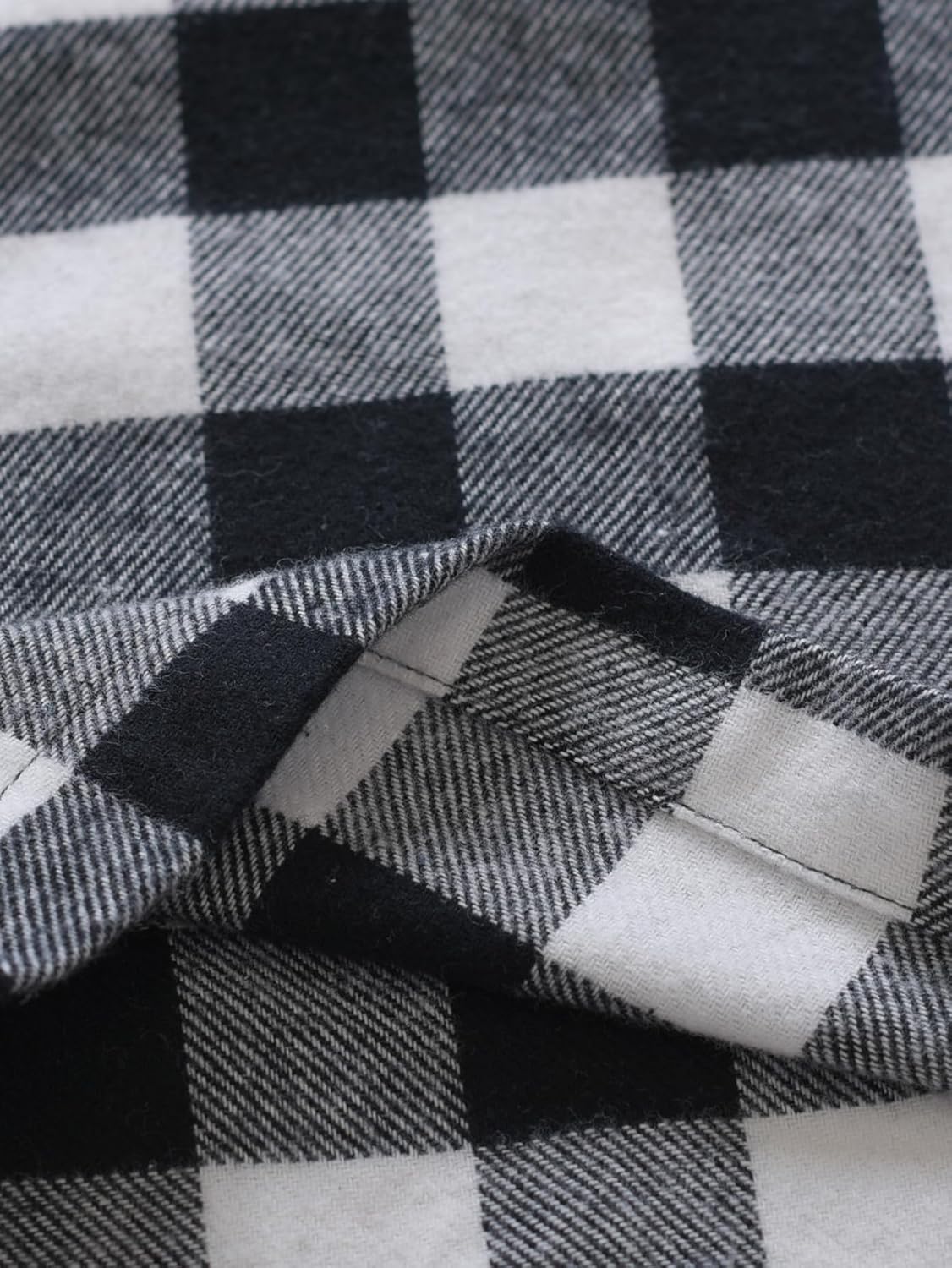 Women's Petite Flannel Pajama Pants Petite Short Cotton Plaid PJ Bottoms - Image 5