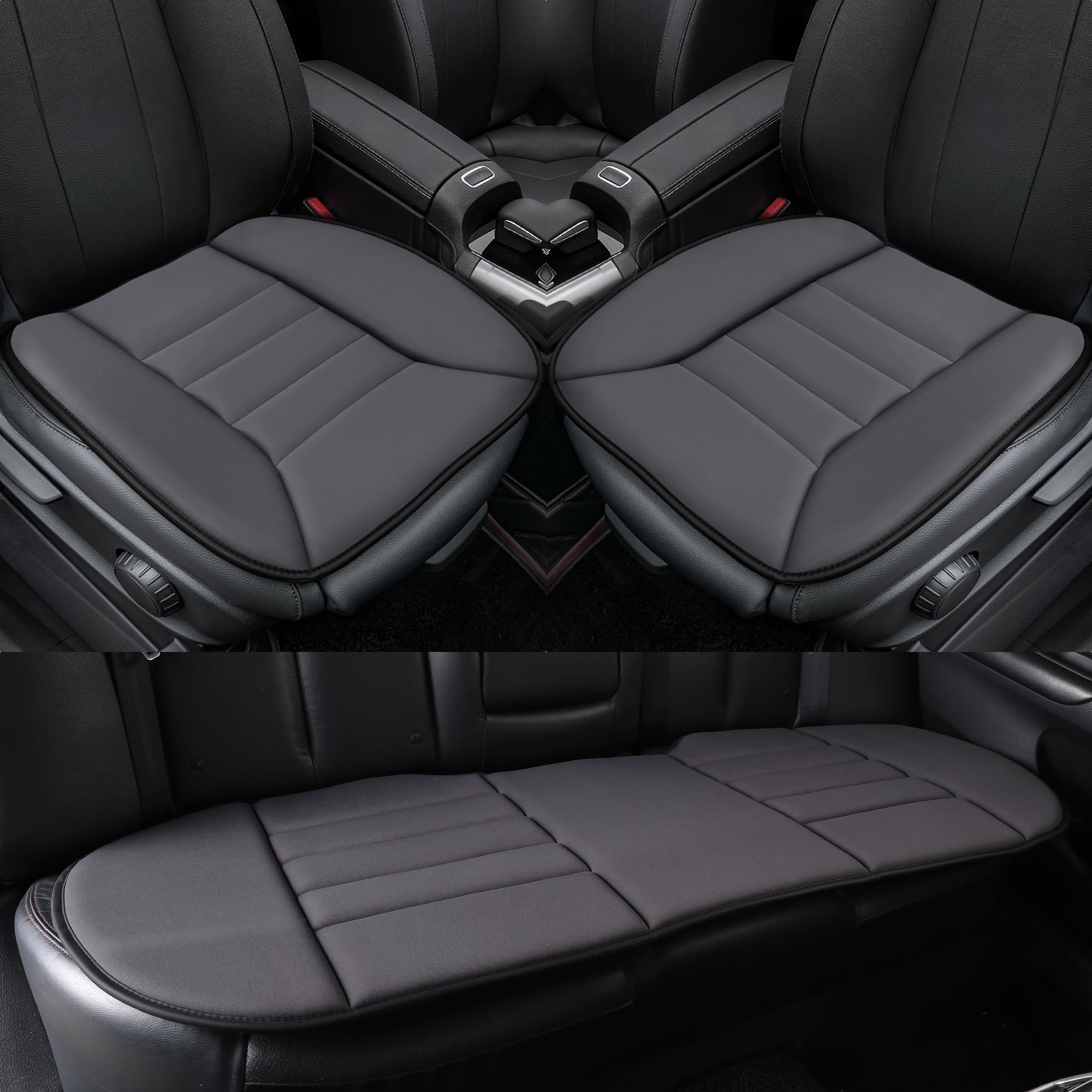 kingphenix 3-Piece Memory Foam Car Seat Cushion Set for Driving Comfort