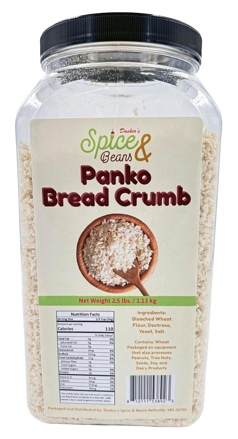 Plain Bread Crumbs | by Dasher's Spice & Beans | 5 lbs.