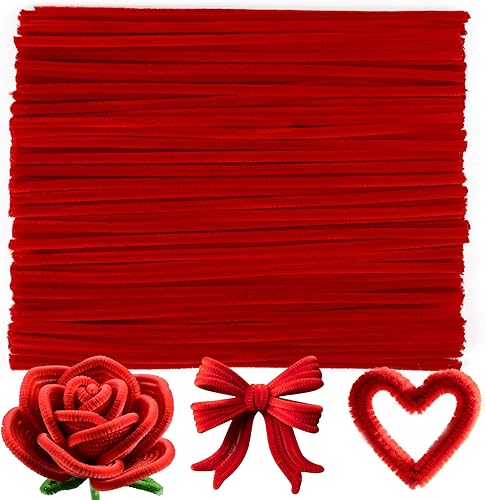 Miniatura 10 de Caydo 100 piezas de limpiapipas negras de Halloween, tallos de felpilla flexibles para arte y manualidades, decoración de Halloween (0.236 in x 12