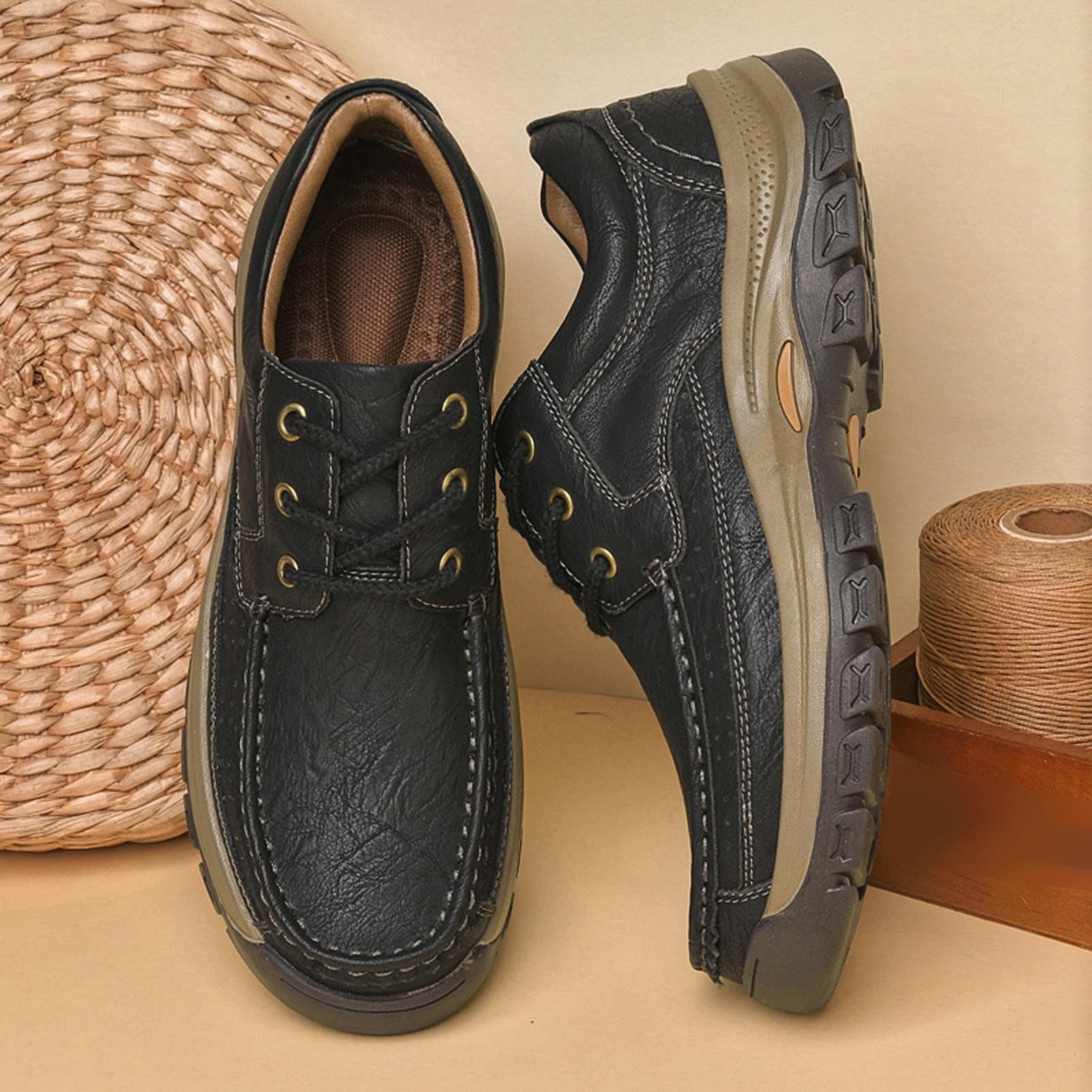Generisch 2026 Cómodos zapatos de uso diario Zapatillas con suela antideslizante para hombre todo el día, zapatos casuales transpirables