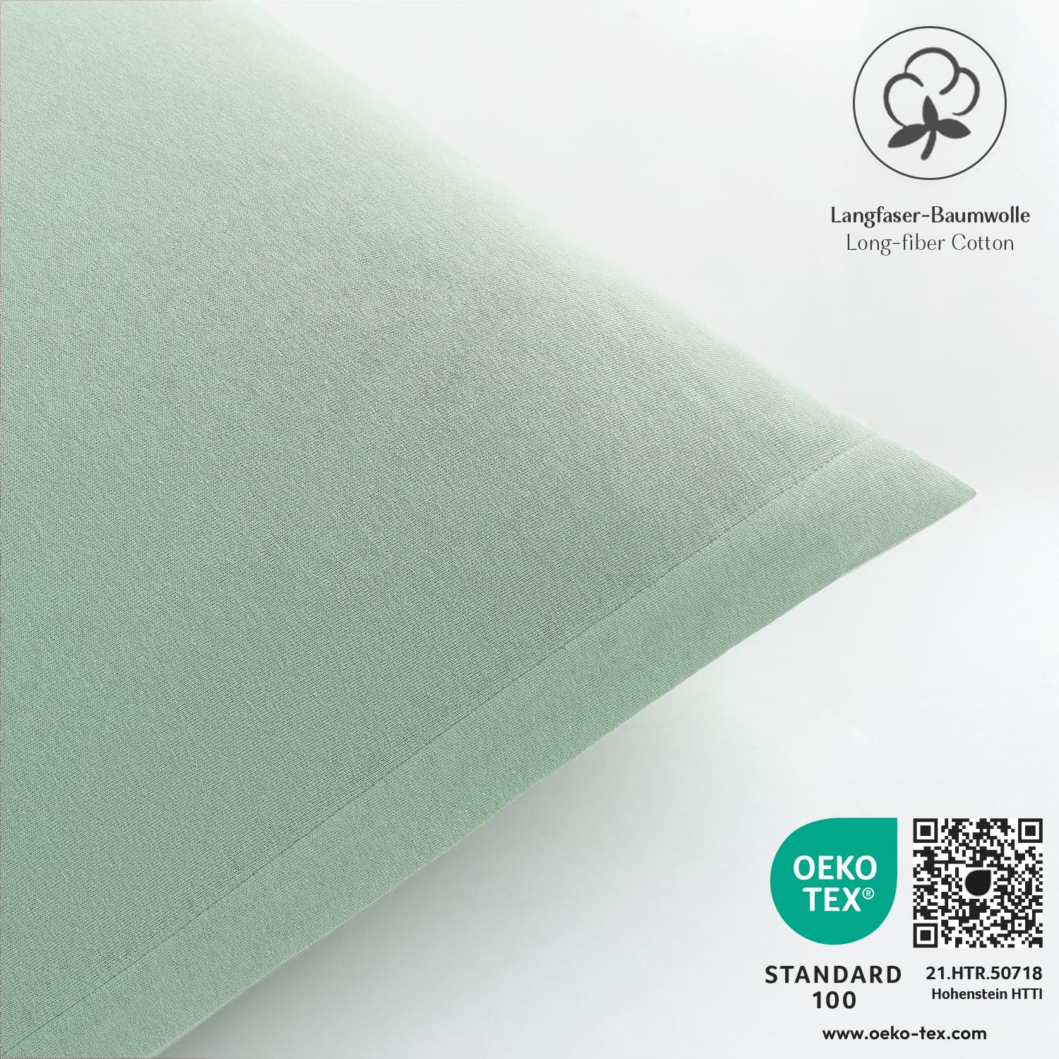 DecoKing 2 federe 40 x 145 cm jersey in 100% Jersey di Cotone Pettinato chiusura lampo viola ambra