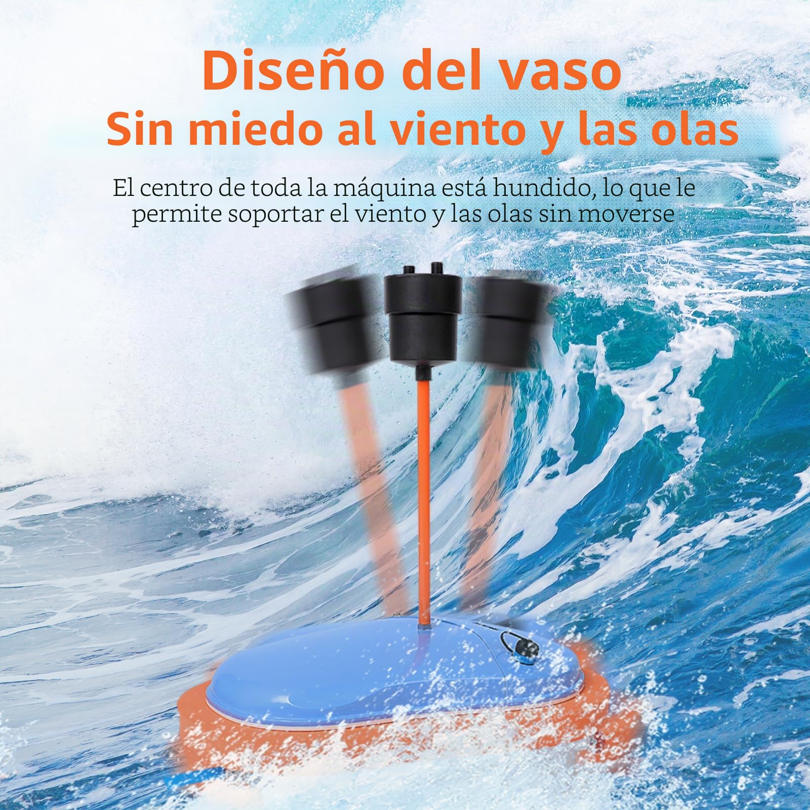 TUDIVING - Ventilador de Buceo, pulmones portátiles de Buceo, Dispositivo de respiración subacuática sin Tanque con regulador para Buceo recreativo, Pesca y esnórquel