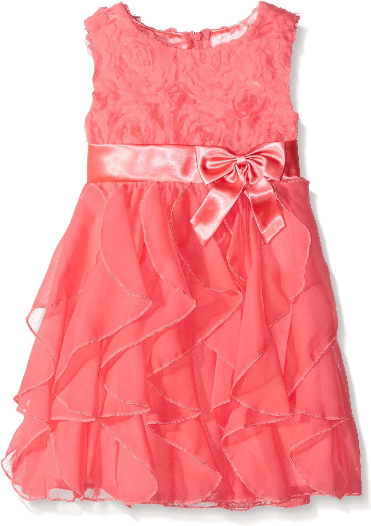 American Princess Girls' Soutache Corkscrew Dress