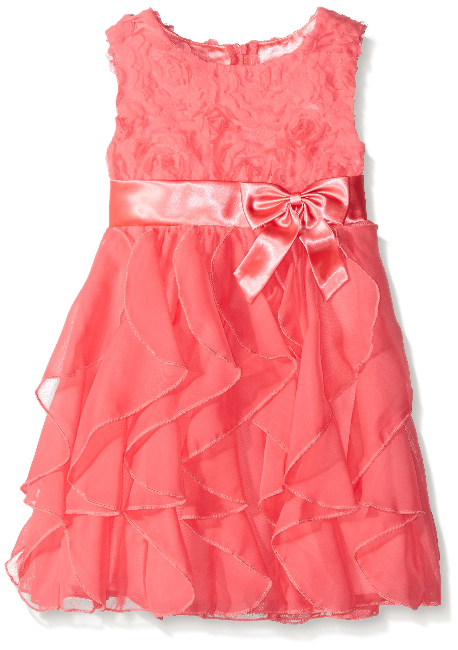 American Princess Girls' Soutache Corkscrew Dress