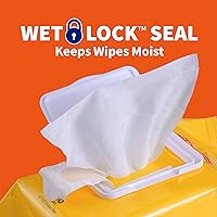 Vista 4 de Wet Ones Toallitas multiusos para mascotas para perros, con aloe vera, antibacterianas, mata gérmenes, aroma tropical salpicadura, paquete de 3, 100