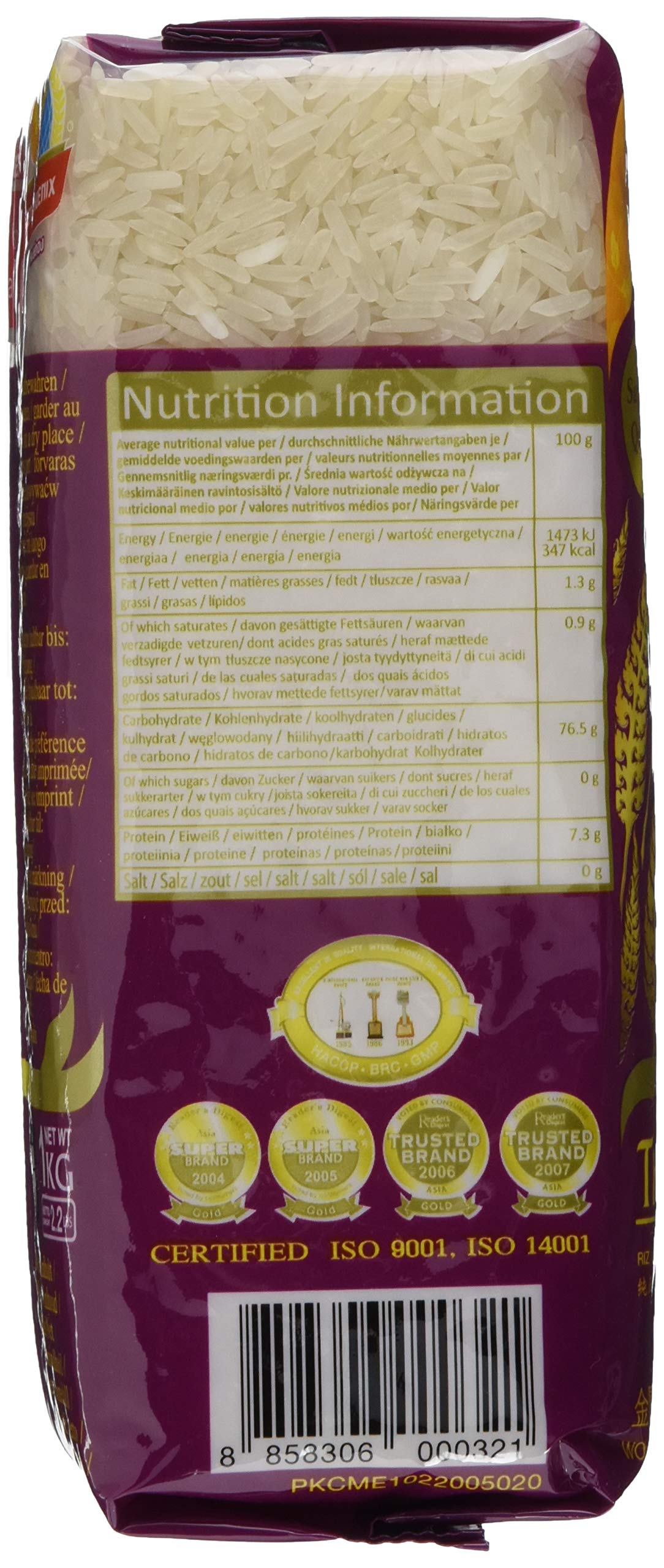Golden Phoenix Duftreis 1kg, 12er Pack (12 x 1 kg)