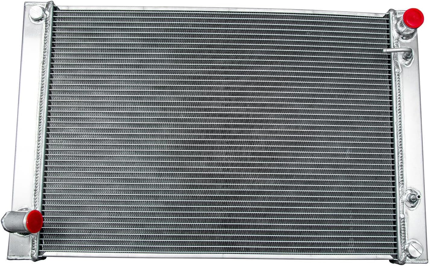 CU13004 All Aluminum Radiator Condenser Combo Compatible With 2007-2015 Infiniti G35 G37 G25 Q60, Compatible With Nissan 370Z 2010-2020
