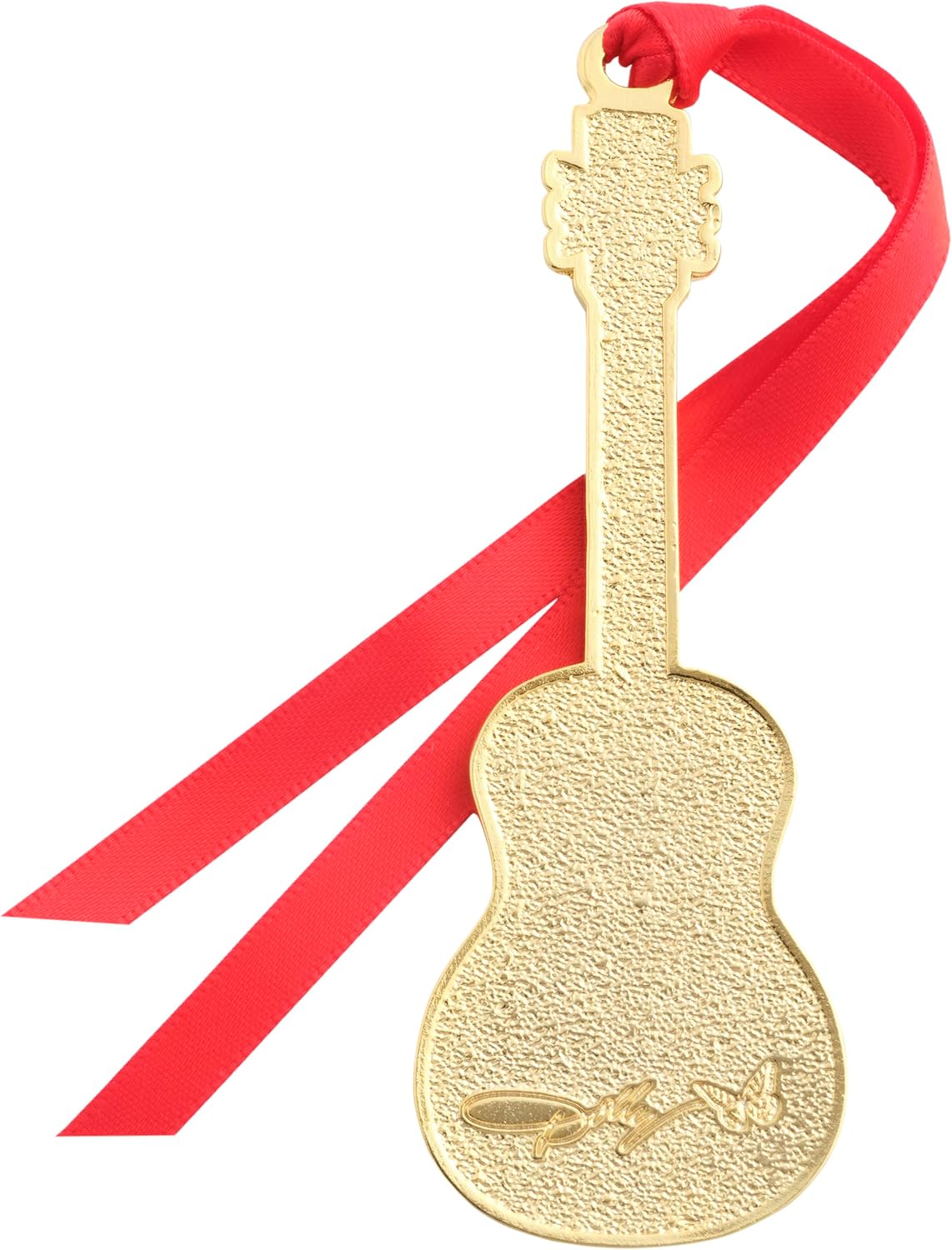 Dolly Parton 2026 Gold Plated Enameled Guitar Christmas Ornament - Hand-Enameled Country Music Keepsake with Gift Box, 3.75 Inches, Collectible Holiday Tree Decoration image 4