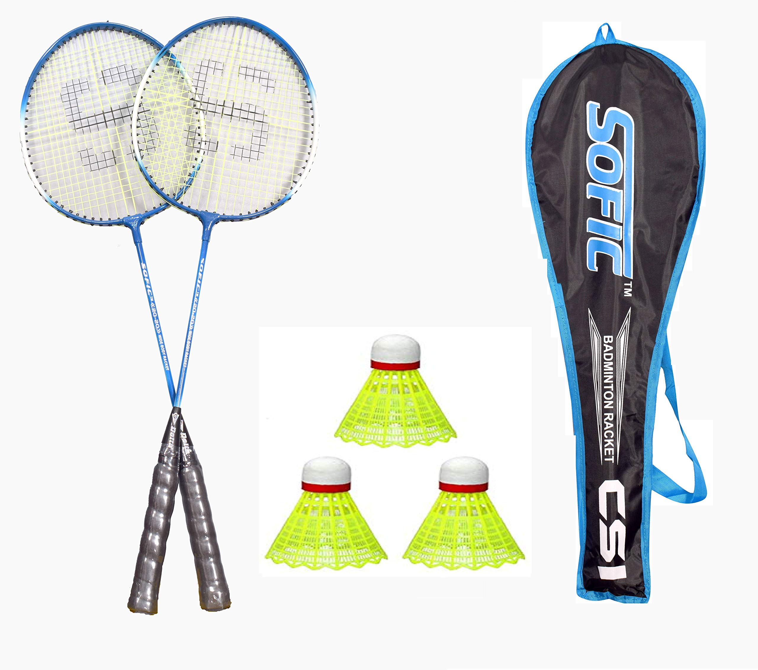 shivgan Panther Aluminum Badminton Racket Set with 3 Nylon Shuttles and Full Cover (Multicolour) (B08L9KNNSM) Amazon Price History, Amazon Price Tracker