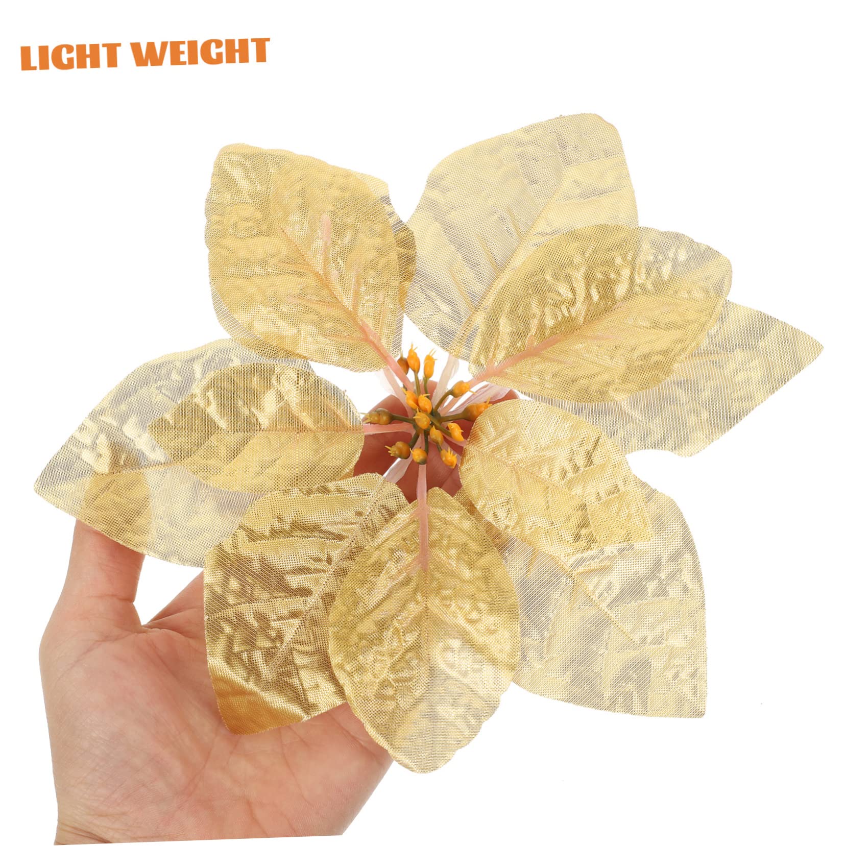 Alipis 84stücke Künstliche Weihnachtssterne Glitzernde Poinsettia Blumen Für Festliche Dekoration Für Weihnachten Tischarrangements Und -projekte