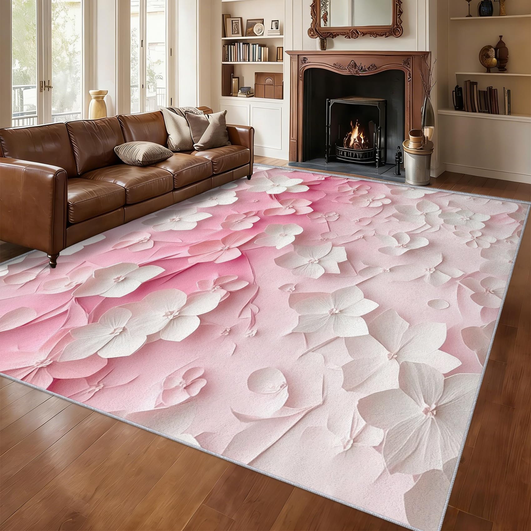 Générique Tapis Fleur 3D, 240x340 cm