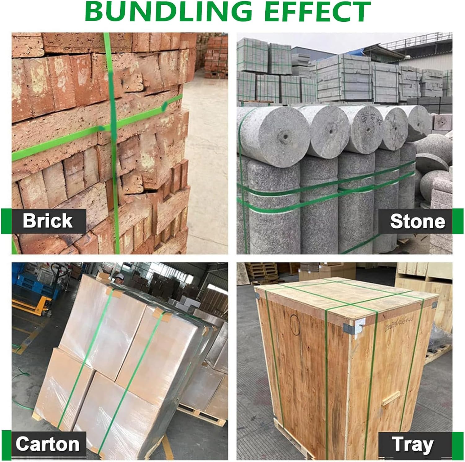 Automatic Electric Strapping Machine with 4000mAh Battery - Hot Melting Banding Tool for 1/2 to 5/8 inch PP/PET - LCD Screen Packaging Tensioner for Efficient Bundling