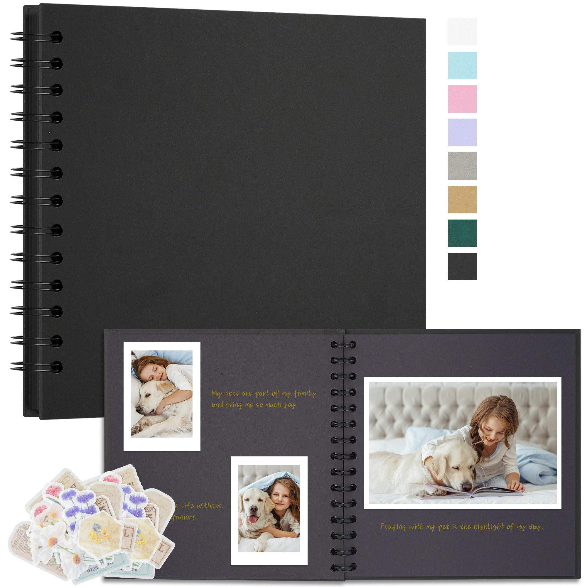Remowith DIY Scrapbook Fotoalbum Dikke Kraft Blank Papier Memory Boek voor Bruiloft en Verjaardag Familie 28 × 20,5 cm 40 Pagina's Khaki Remowith DIY Scrapbook Fotoalbum Dikke Kraft Blank Papier Memory Boek voor Bruiloft en Verjaardag Familie 28 × 20,5 cm 40 Pagina's Khaki