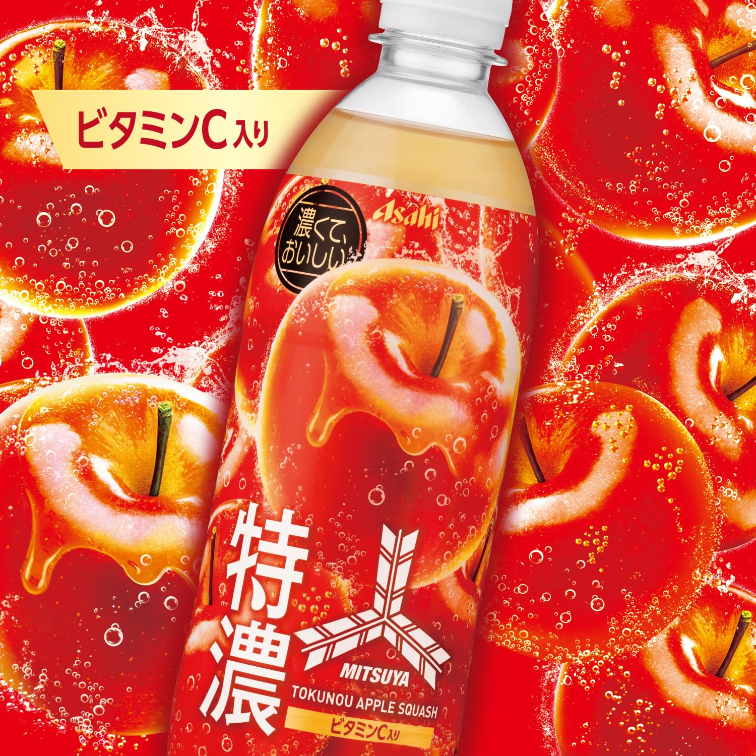 Amazon.co.jp: アサヒ飲料 三ツ矢 特濃アップルスカッシュ 500ml×24本
