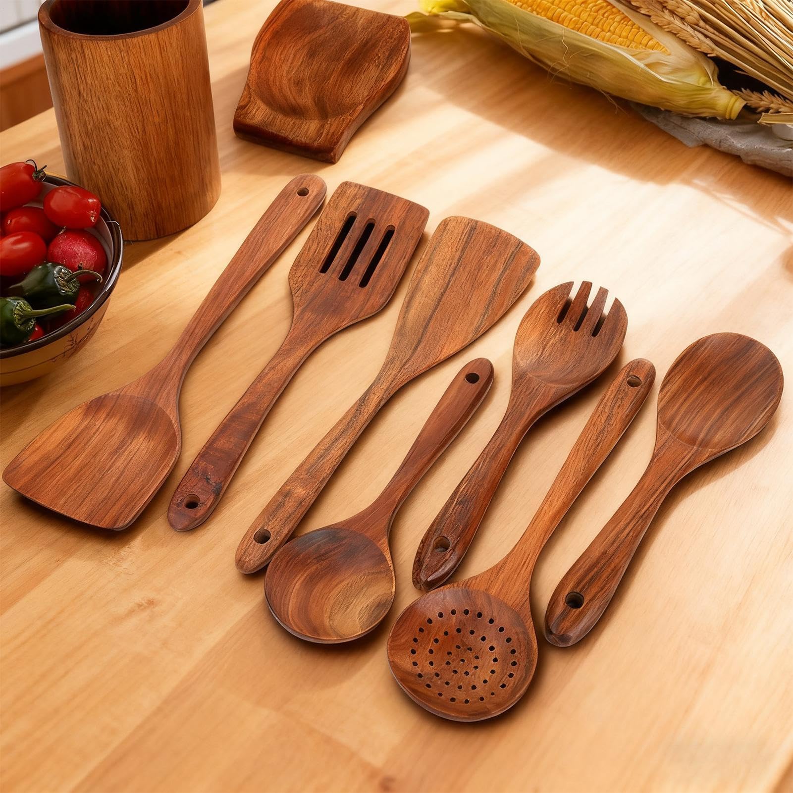 Ensemble D'Ustensiles De Cuisine Set De Service Et Mélange De 9
