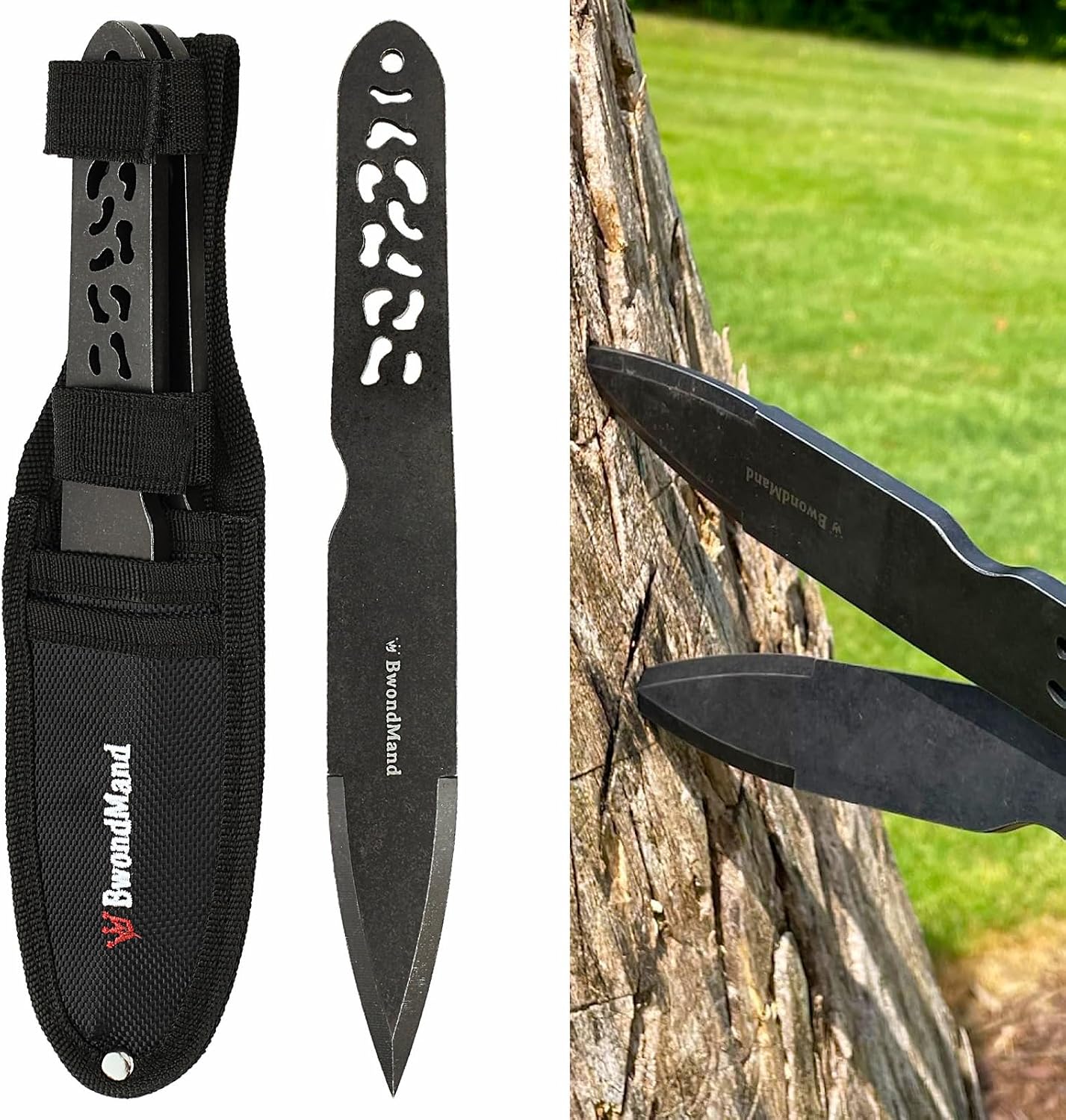 BwondMand Throwing Spikes Set, 9.25 inches Throwing Set 0.