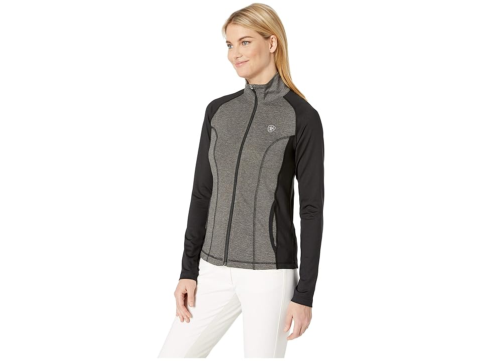 

Ariat Freja Full Zip (Charcoal Heather) Women's Clothing, Gray