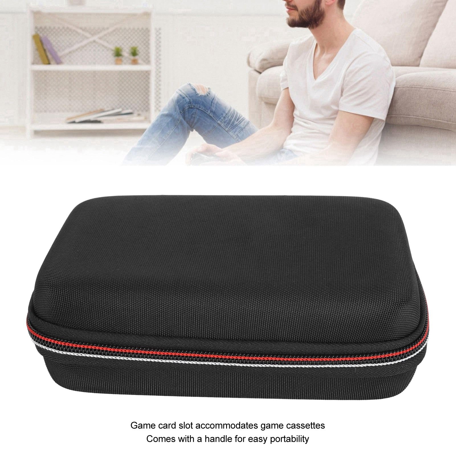 Custodia da Trasporto per New 3DSXL per New 3DS per 3DS XL per 3DS per New 2DS XL, Custodia da Viaggio Rigida Protettiva con Slot per Giochi e Tasca Interna per New 3DS XL 2DS XL