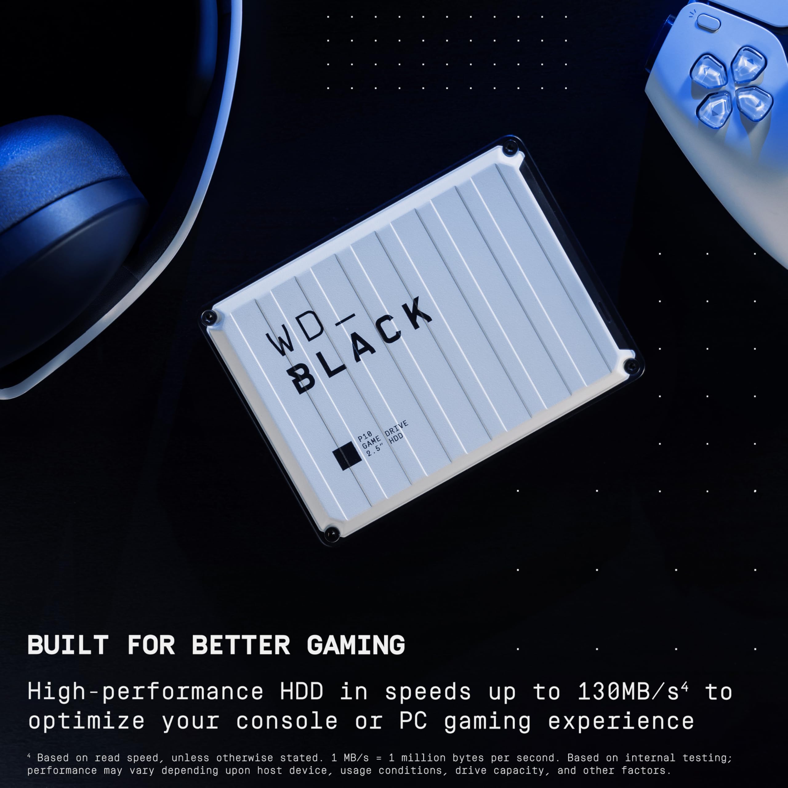 WD_Black P10 6 to Game Drive, Works with PlayStation pour accéder Partout à Vos Jeux PlayStation