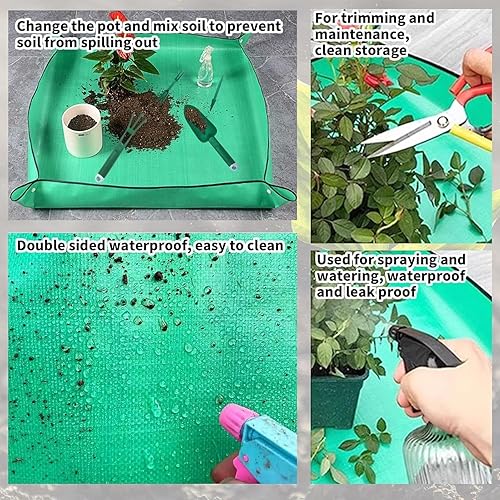 Miniatura 8 de Gardening Hand Tools,Sowing Dispenser Set  Repotting Mat for Indoor Plants - for Planting Seedling Vegetable Tomato Pepper Flower Lawn Indoor