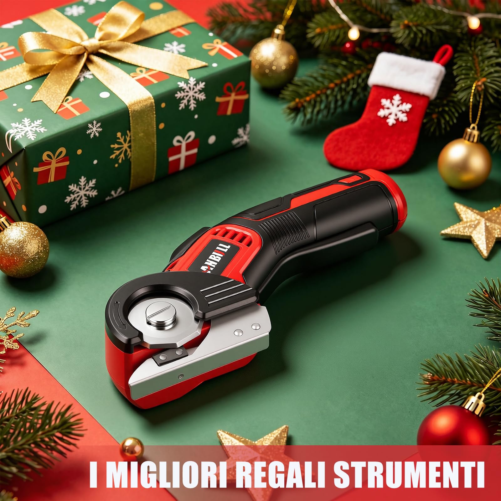 Anbull Forbici Elettriche Senza Fili 4V, Forbici Elettriche per Cartone, Taglierina Elettrica Ricaricabile USB, con 1 lama, Ideale per Tessuti, Pelle e Cartone, Leggere e Sicure per DIY