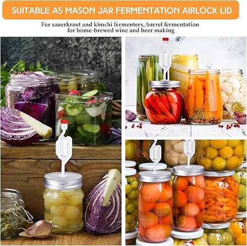 Miniatura 6 de 100 ojales de silicona con orificios para pajilla, para tarros de conservas masón, con cierre de aire, tapa de fermentador, ojales de goma para