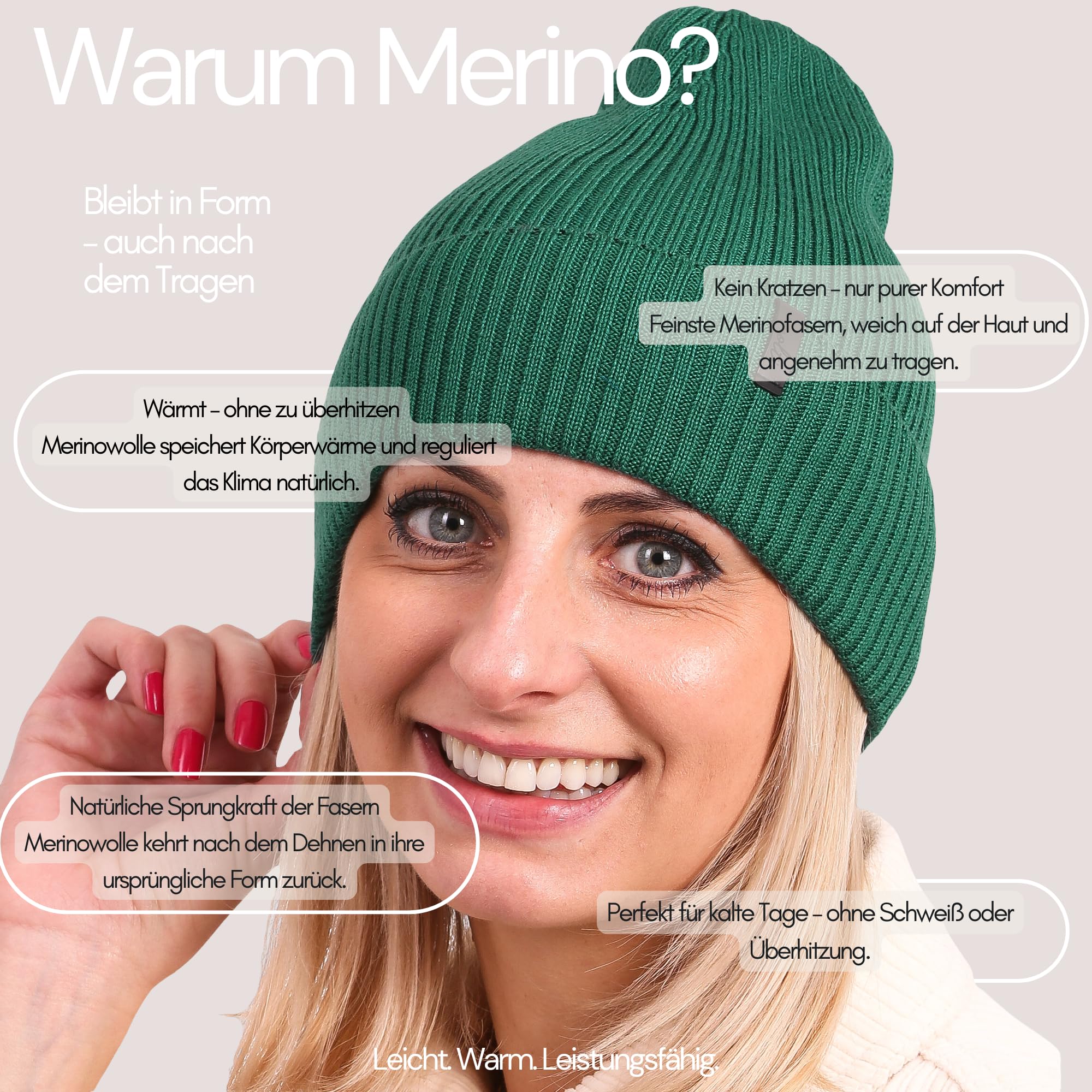 molti Set di cappelli e sciarpe da donna, 100% lana merino con sciarpa, caldo e traspirante, per autunno e inverno, taglie: 55 – 62 cm