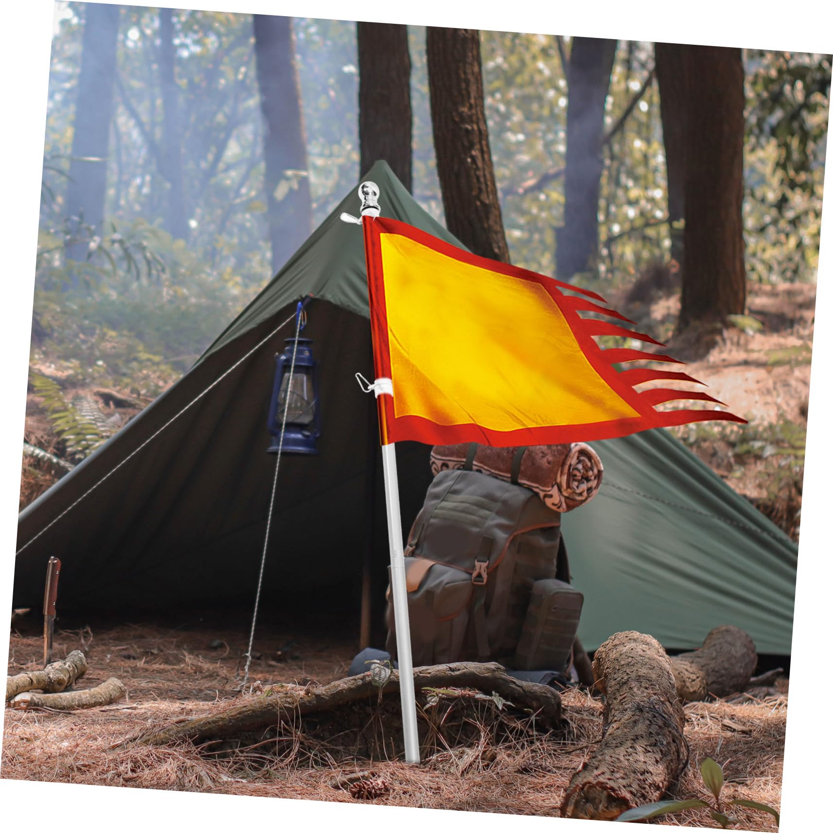 GALPADA Palo de Bandera de Acero Inoxidable Soporte de Rotación para Exteriores de Palos de Bandera para Jardín
