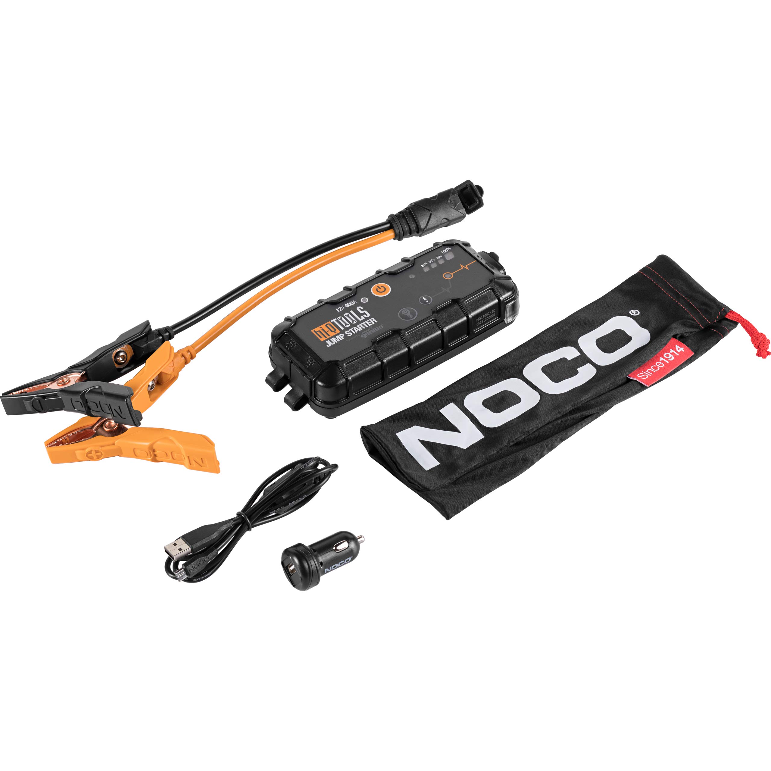 Hi-Q Tools KFZ Ladegerät Autobatterie Auto Motorrad Ladegerät Starthilfegerät/Powerbank PM400, 12V, 400A, 24Wh, Unisex, Multipurpose, Ganzjährig, Plastik, schwarz