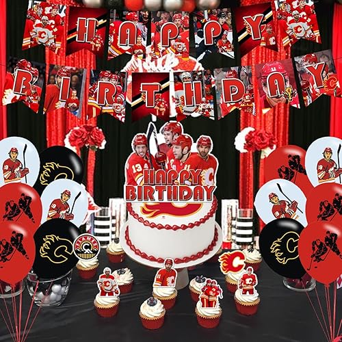 Miniatura 4 de El juego de decoración de fiesta de cumpleaños incluye pancartas de feliz cumpleaños, globos, adornos para tartas y suministros de fiesta de