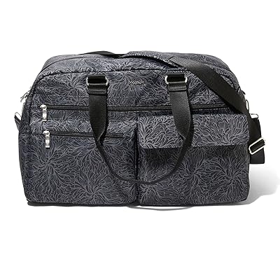 Baggallini Modern Everywhere Travel Duffel Duffel Bags Midnight Blossom Print