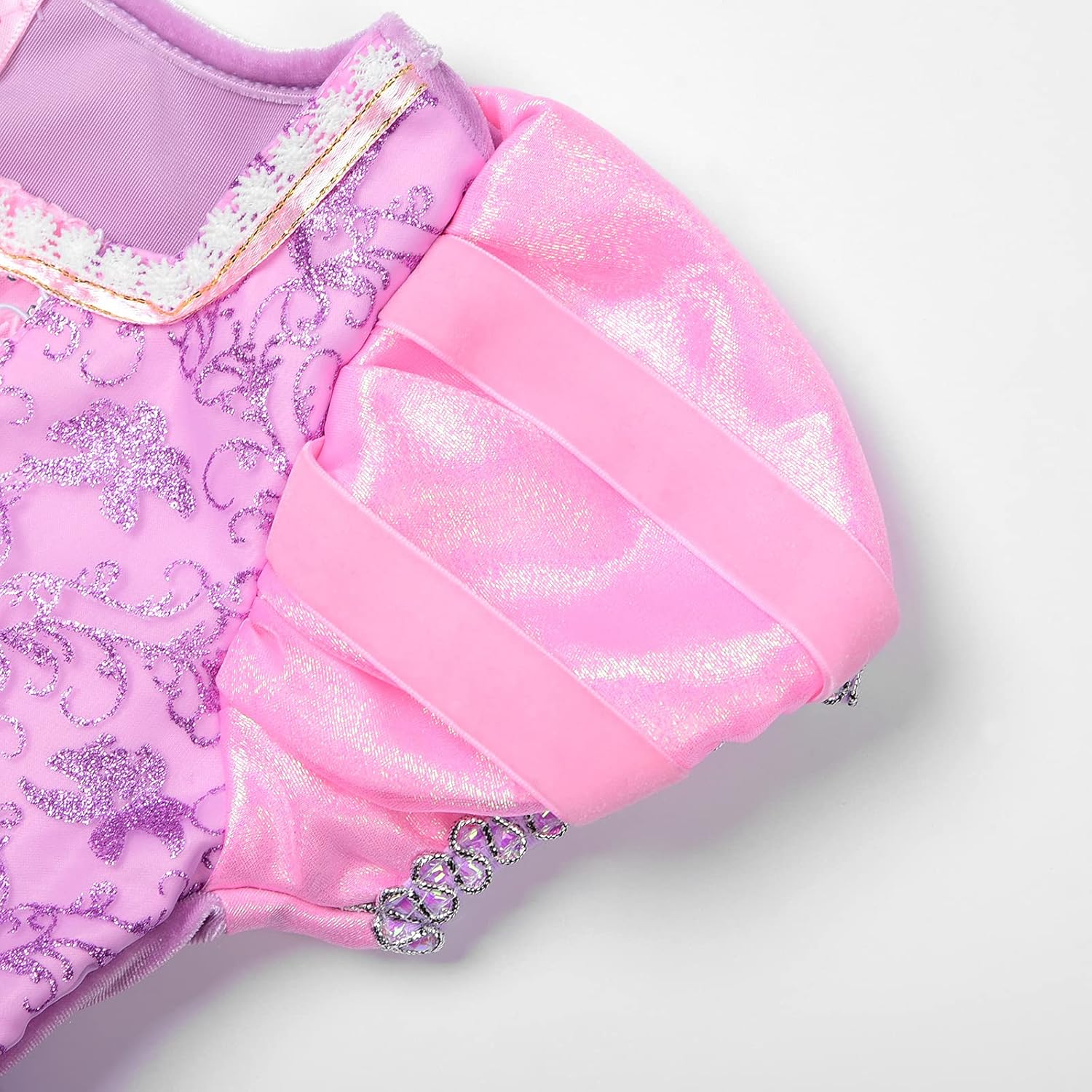 JerrisApparel Girl Princess Costume Tulle Pageant Birthday Party Dress Halloween Cosplay Dress up - Image 5