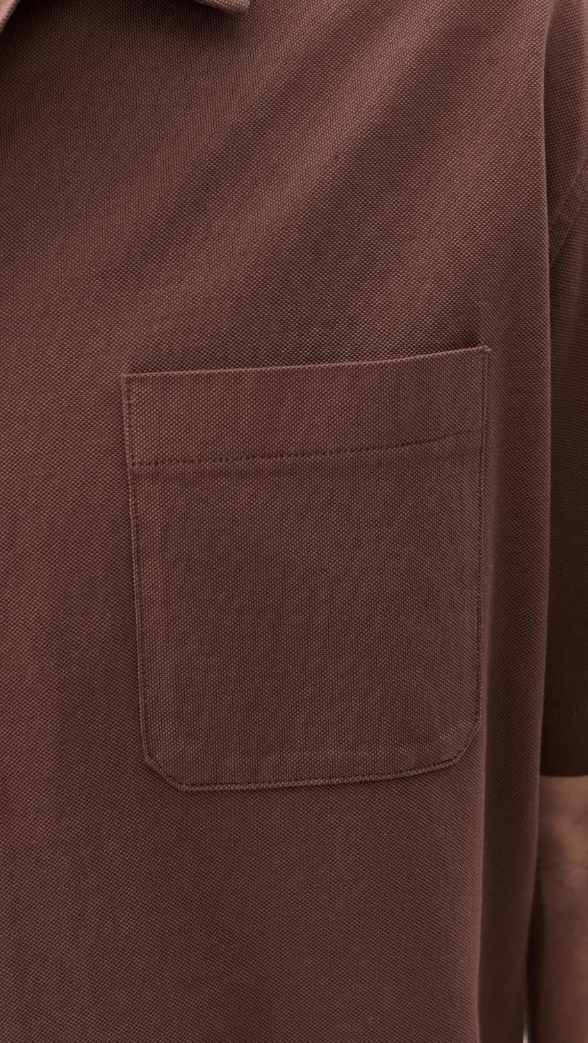 FRAME Men's Short Sleeve Light Pique Polo - Image 6