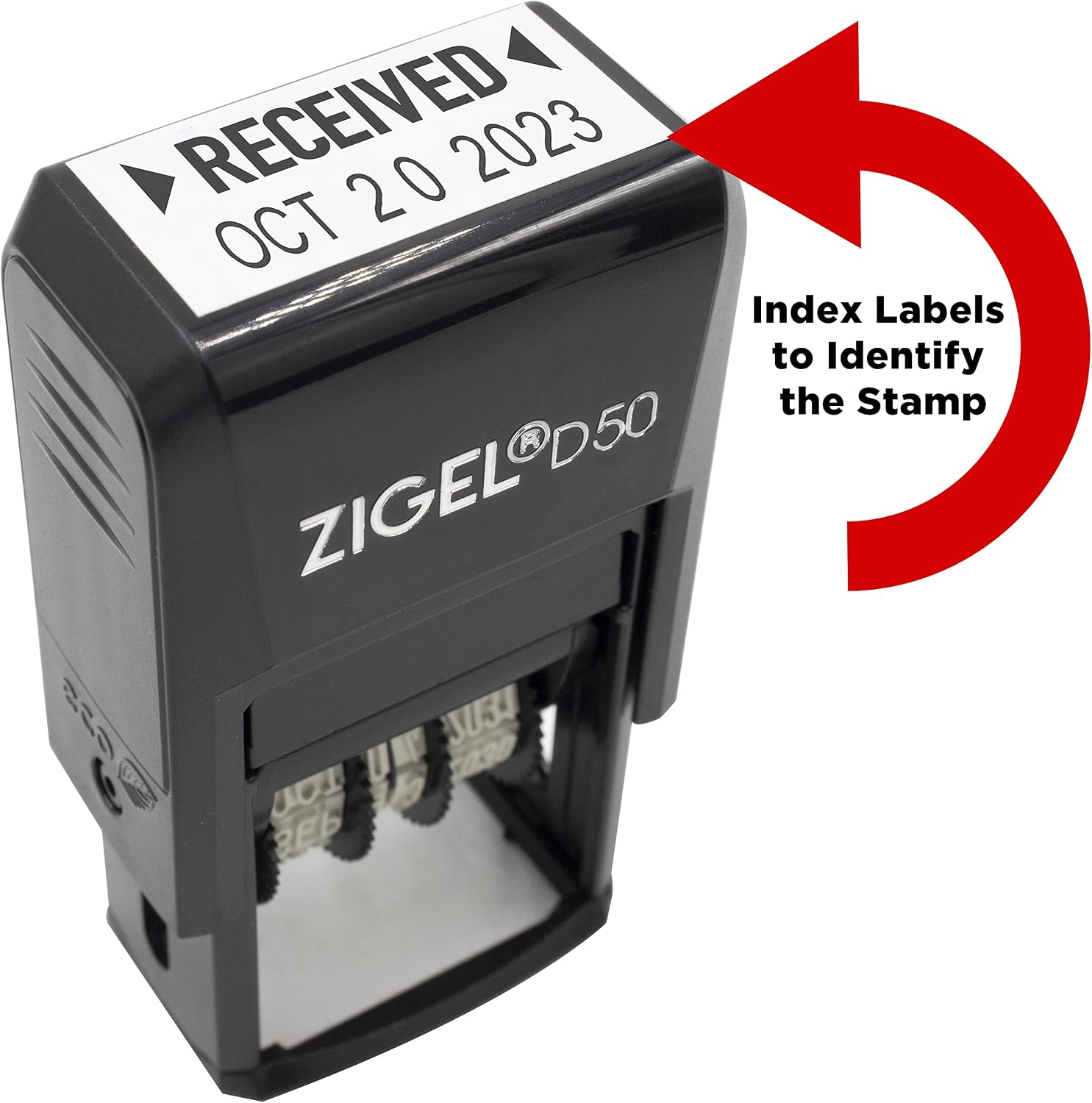 Date Stamp Ink Refill Replacement Ink Pad For ZIGEL D50 Self-Inking ...