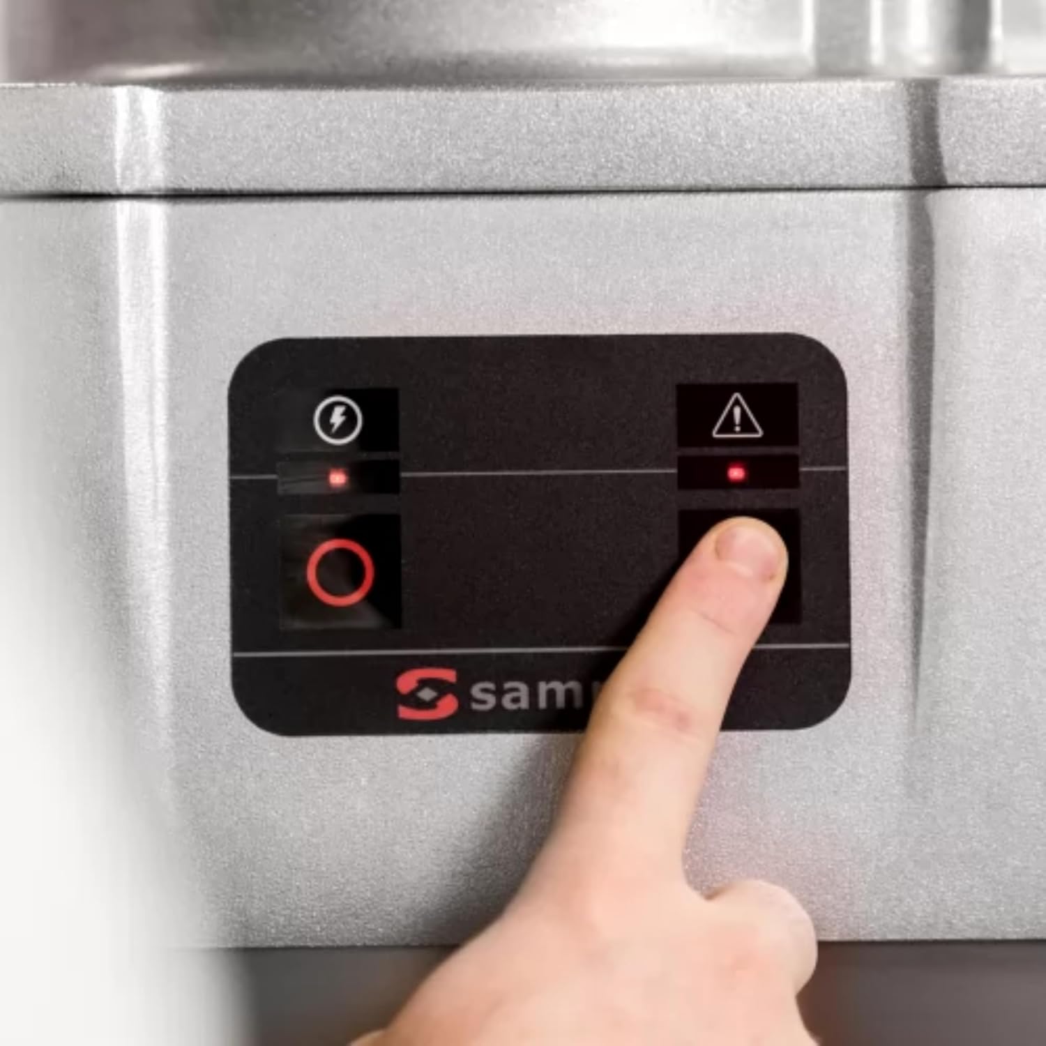 CA-31 Commercial Food Processor Vegetable Prep Machine, 1000 lbs/hr Output, Single Speed 365 RPM, Universal Hopper with Continuous Feed, Stainless Steel, Countertop Design