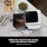 Ninja Air Fryer MAX PRO, 6.2L, sans huile, grand tiroir, rôtir, cuire, frire, familial, numérique, panier et plaque de cuisson compatibles lave-vaisselle, Blanc AF180EUWH - 3