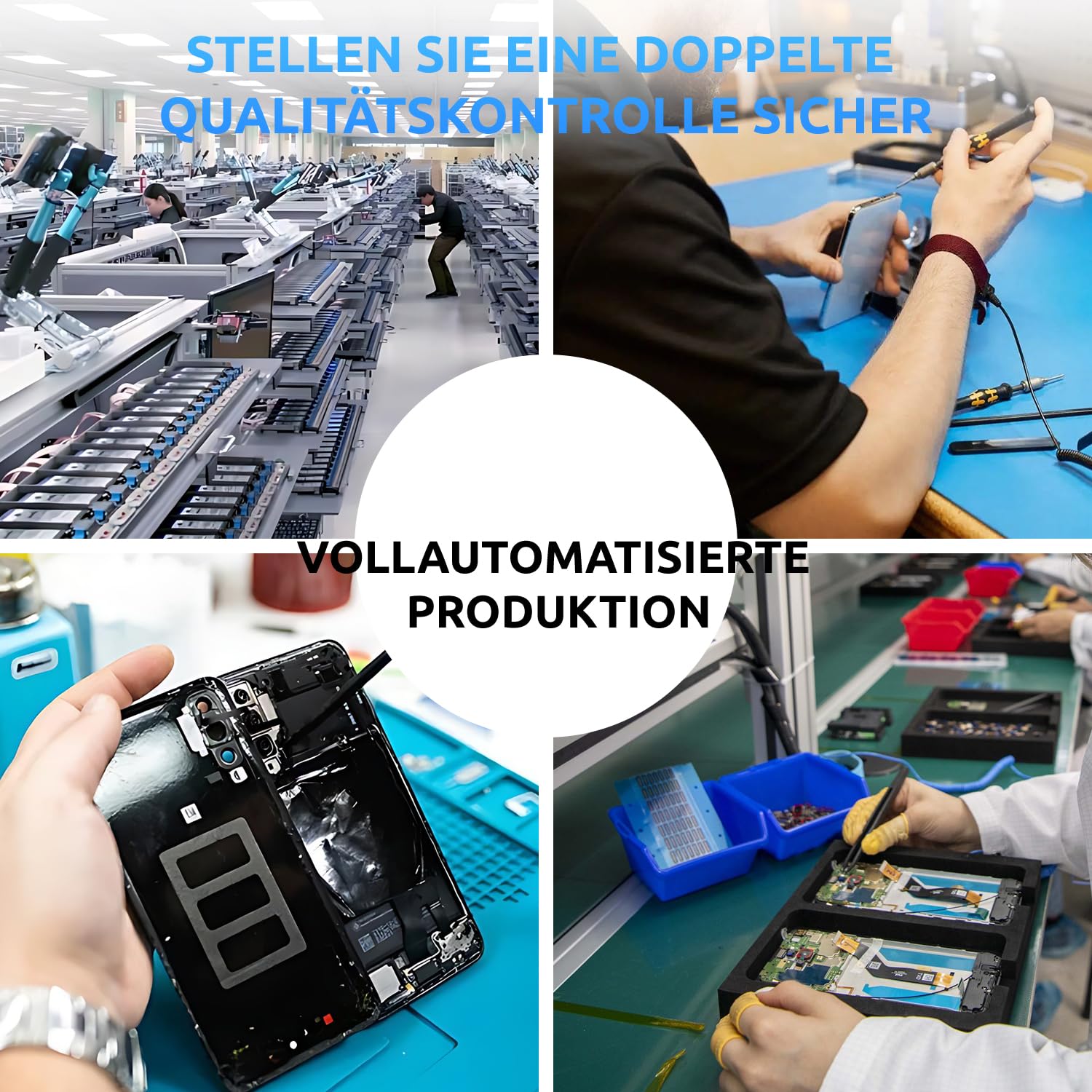 Akkudeckel für Samsung Galaxy S25 S931 Dunkelblau