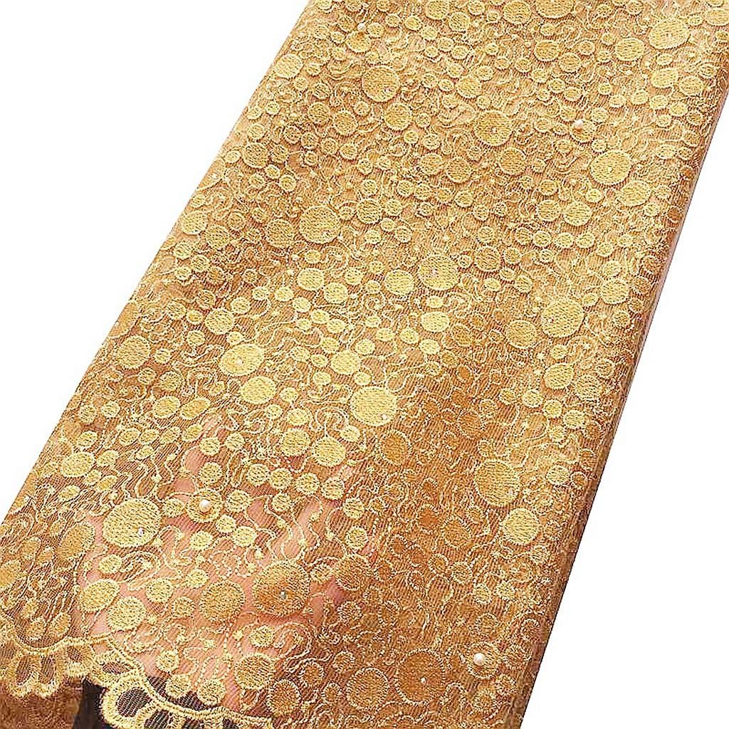 knee length dresses for ladies Bridal Nigerian Wedding Lace Materials 3D Lace Fabric High Quality 2019 African  Lace Fabric On Sale Beads Lace Fabric wine 002 main image 0