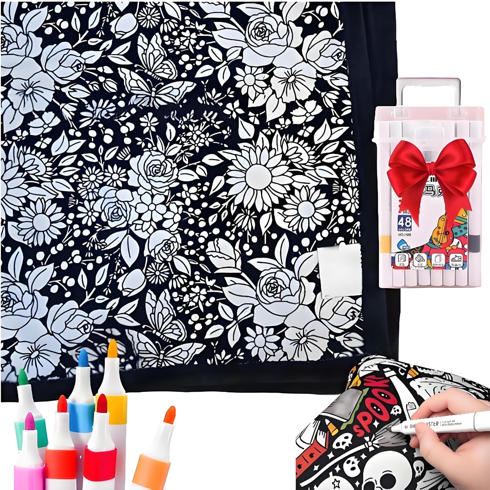 DIY Coloring Blanket: Color Your Own Blanket, Creative Personalized Cozy Home Decor Ideal