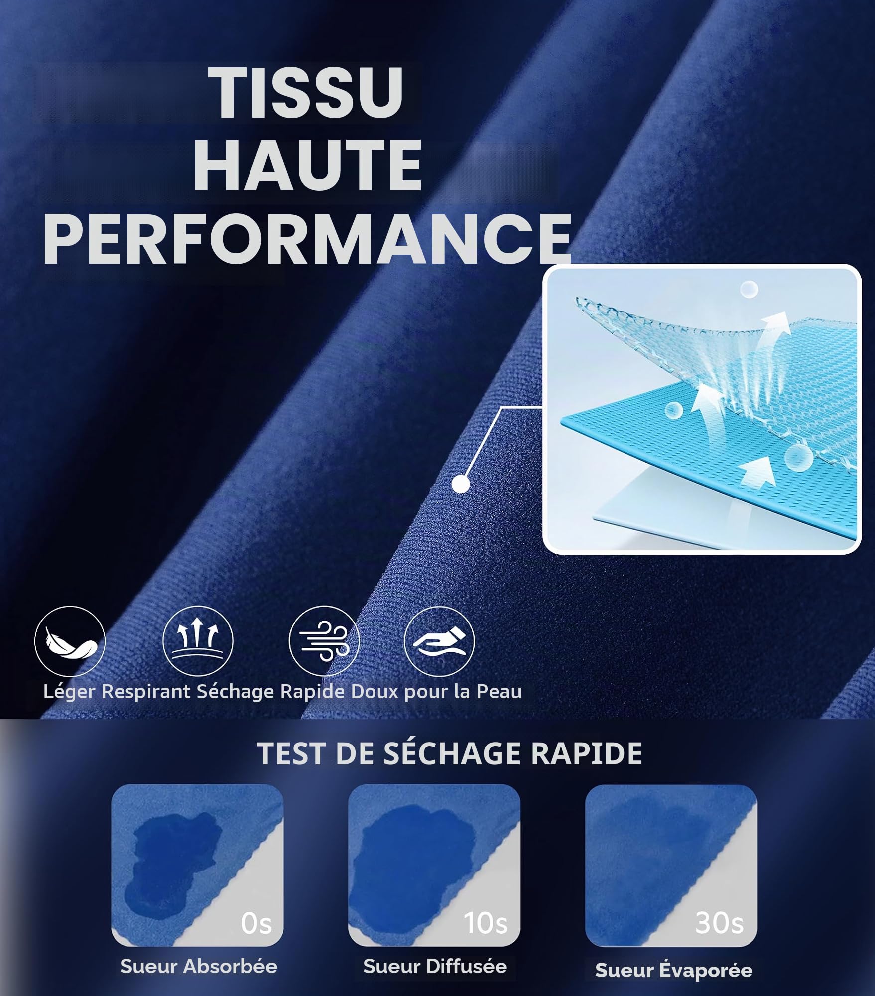 Separatec Lot de 3 Boxers pour Homme avec Poches séparées en Bambou Respirant et Doux avec Braguette