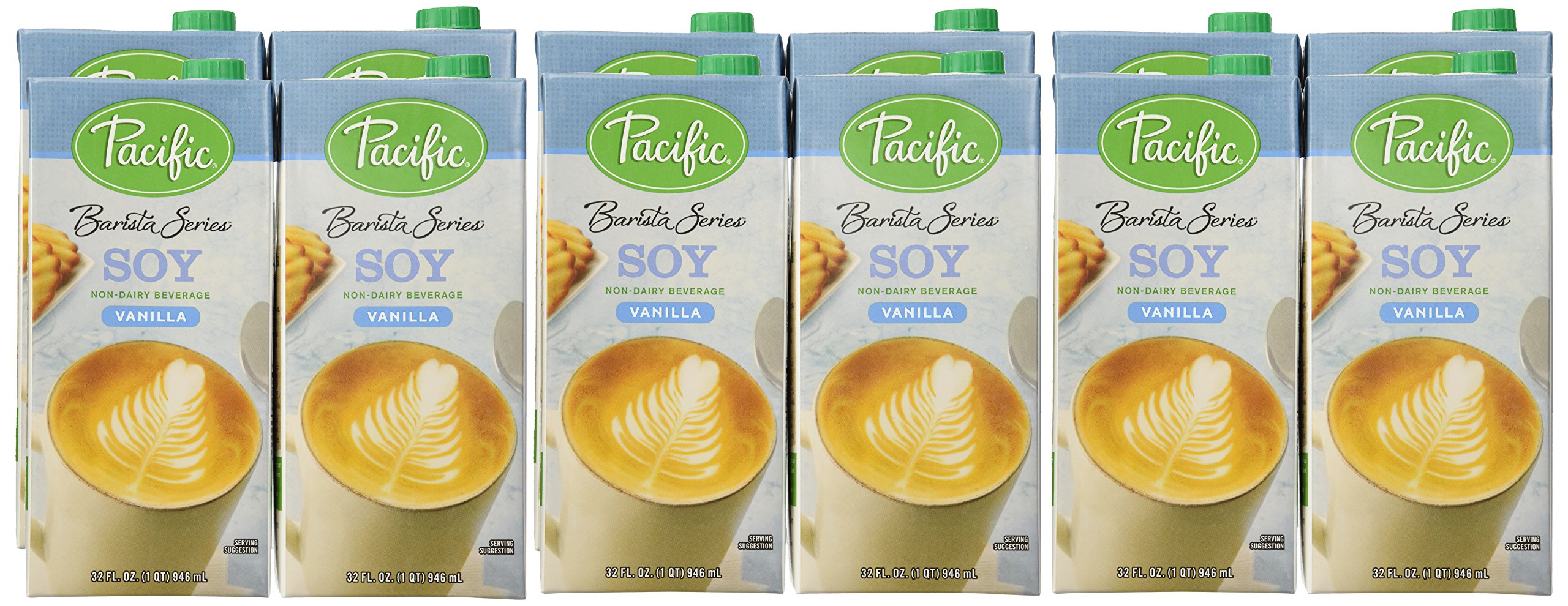 Pacific Natural Foods Soy Blenders, Vanilla, 32-Ounce Containers (Pack of 12)