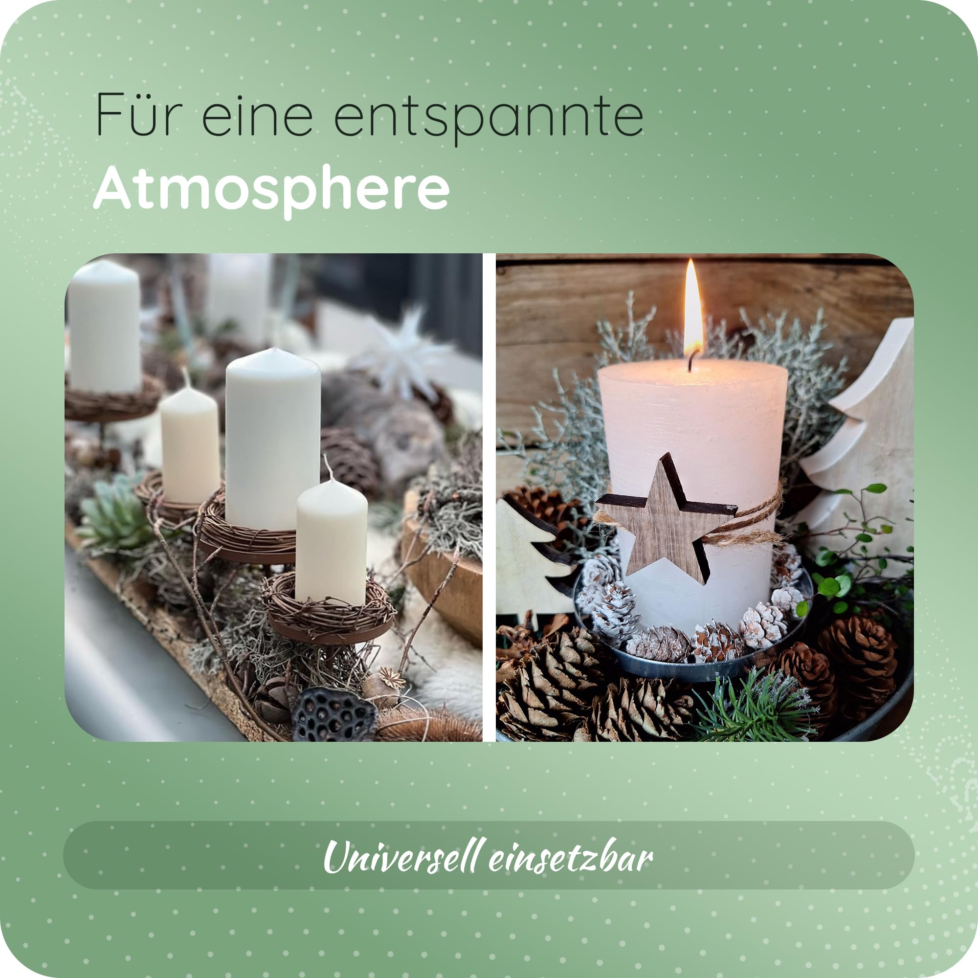 Novaliv 12x Kerzenpick flach 10cm Gold Aluminium Kerzenständer Adventskranzdeko Kerzenhalter Adventskranz Adventskerzenhalter Weihnachtskranz Kerzenteller zum Stecken rund Kerzenpin