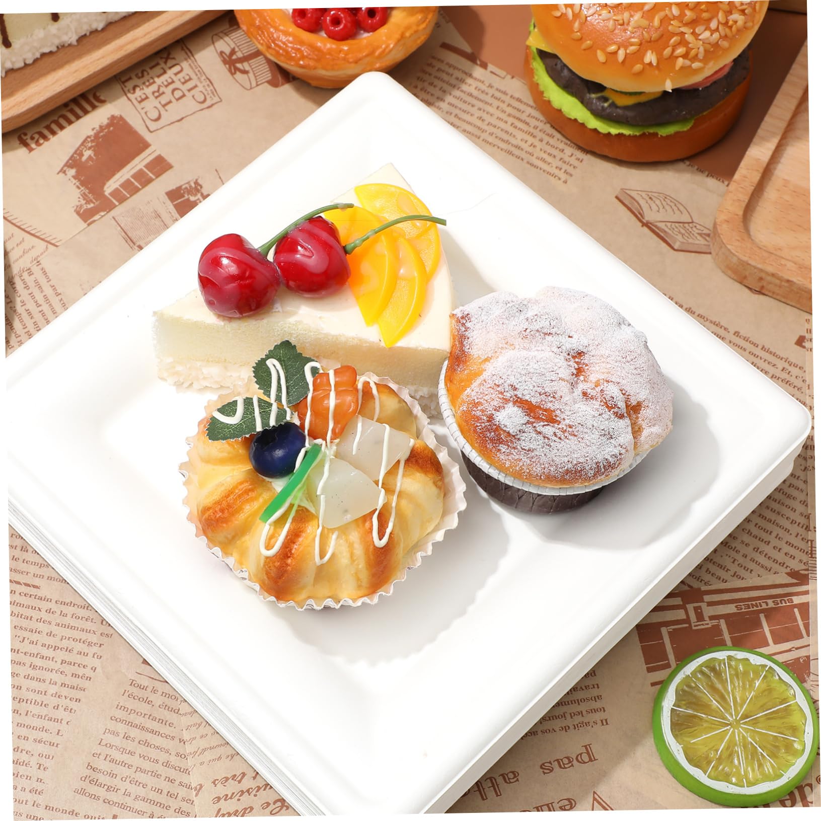 Zerodeko 50 Pezzi Vassoi Usa e Getta Biodegradabili Piatti Resistente per Picnic e Buffet Spazio per Caldi e Freddi Design Elegante e Versatile