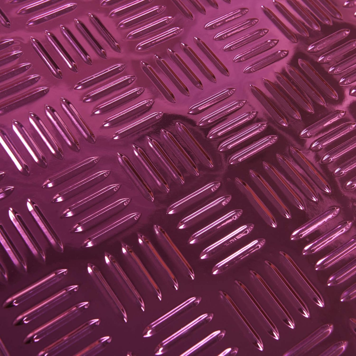 August Auto All Weather Aluminum Universal Fit Car Floor Mats Fit for Sedan, SUVS, Truck and Vans Set of 4 (Pink)