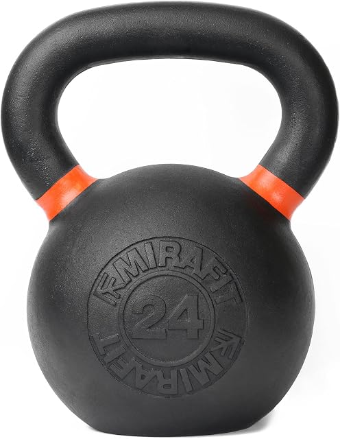 Mirafit Cast Iron Kettlebell - 24kg
